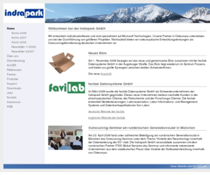 indrapark.biz: Indrapark GmbH, Fssen
Die Indrapark GmbH ist ein Dienstleistungs- und Beratungsunternehmen fr Softwareentwicklung und Outsourcing.