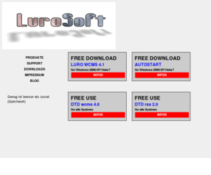 luro.de: LuroSoft
Software und mehr...