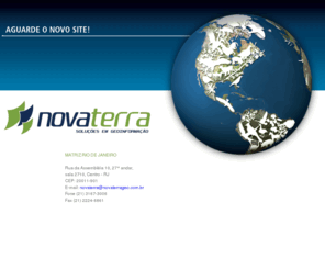 novaterrageo.com.br: .:: Novaterra Geoprocessamento ::.
Geoprocessamento