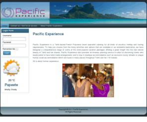 pacific-experience.com: Pacific Experience
Pacific Experience