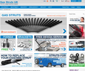 sgsgasstruts.com: Gas Struts from NitroLift
NitroLift supply gas struts and associated end fittings and brackets to the general public and manufacturers. Our gas struts are covered by a 2 year warranty and available to order online from our web store with next day delivery.