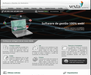 vexta.com.br: Vexta Systems - Software e Gestão do Vestuário
Vexta Systems - Software e Gestão do Vestuário