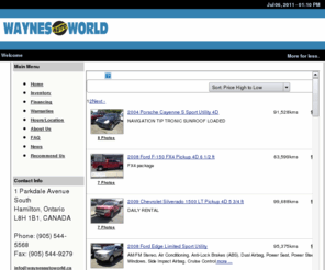 waynesautoworld.ca: :: Waynes Auto World :: More for less.
More for less.