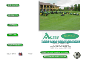 actisgolf.com: tosaerba elicoidali, traseminatrici, bucatrici: Actisgolf
macchine per la manutenzione dei tappeti erbosi ad alto livello