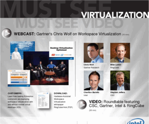desktopvirtualizationoptimized.com: Desktop Virtualization Optimized
Find out how Desktop Virtualization Optimized solutions for Enterprise mobile professionals and remote workers deliver high performance desktop computing environments, increase security, increase mobility, and reduce costs on Windows 7 using Intel PCs.