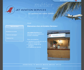 jetaviationfdf.com: Jet Aviation Services
Jet Aviation Services, société d'assistance en escale pour avions privés et compagnies aériennes à l'aéroport de Fort-de-France en Martinique.