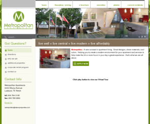 Metro Modern Com Apartments Lubbock Texas Metropolitan