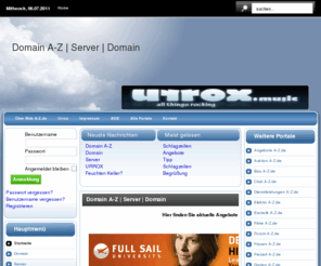 domaina-z.de: Domain A-Z | Server | Domain
Hier erhalten Sie die Topangebote für Ihren Webauftrittdirekt vom Anbieter.