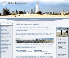 dubai-reisefuehrer.info: Reiseführer für Dubai | Sehenswürdigkeiten im Emirat Dubai und Informationen zu dem Land
Der Dubai Reiseführer | Informationen über das Emirat Dubai und dessen Sehenswürdigkeiten