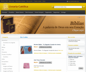 lumencatolica.com.br: Lumen Livraria Católica
Lumen Catolica é especializada em artigos religiosos, Terço, Livraria Católica, Artigos Religiosos, Arautos, Evangelho, Cds e Dvds Católicos, Nossa Senhora, Bíblia, Catolicismo, Fé,Carisma, Lumen. 