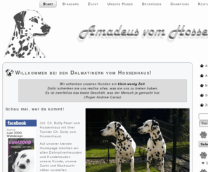 showdals.net: Dalmatiner vom Hossenhaus
seit 1997 VDH und FCI geschützt