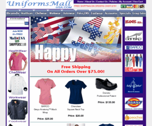 mallusashopping.com: UniformsMallUSA
Uniforms MAll USA,Nurses Mall USA - Providing comfortable, stylish, and affordable nurses apparel including shoes, pants, coats and hats.