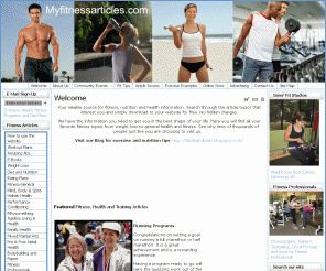 myfitnessarticles.com: Fitness Articles
Fitness Articles Online