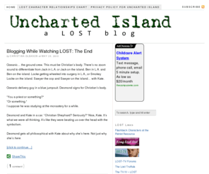 unchartedisland.com: Uncharted Island — LOST Blog and Character Relationships Chart
A LOST blog for LOST fans. Episode analysis, theories, and home of the LOST character relationships chart.