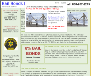 danapointbail.com: Bail Bonds In Dana Point, Bail Agents, Bail Bondsman,Dana Point Jail, Dana Point Sheriff's Department, Orange County
Bail bonds in Dana Point, orange county California. Bail agents available 24 hours day just minutes from the Dana Point jail.