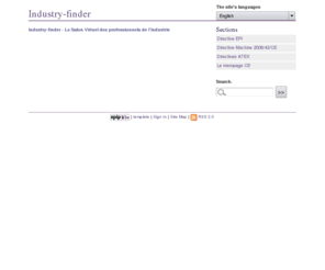 industry-finder.com: Industry-finder
Industry-finder - Le Salon Virtuel des professionnels de l’industrie