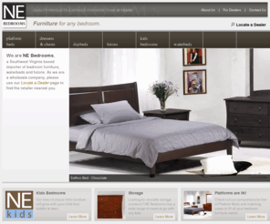 ne-bedrooms.com: NE Bedrooms
NE Bedrooms is a Southwest Virginia based importer of bedroom furniture, Sensa mattresses, waterbeds and futons.