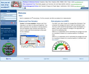 optixl.com: OptiXL - Welcome
ARET consists of 2 risk assessment tools for machinery. Read more.