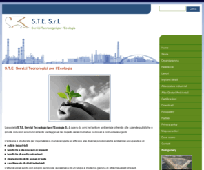 stesrl.com: STE - Smaltimento Rifiuti, Trattamento Rifiuti, Interventi di bonifica, Pulizie industriali
STE, Servizi Tecnologici per l'ecologia s.r.l., opera da anni nel settore ambientale offrendo alle aziende pubbliche e private servizi e tecnologie per una razionale soluzione delle problematiche ambientali in accordo con le leggi vigenti.