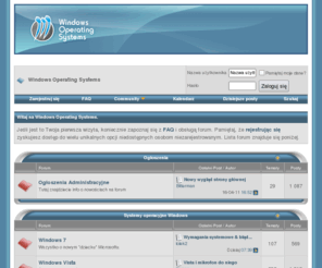 winforum.pl: Windows Operating Systems - Powered by vBulletin
Forum o systemach operacyjnych rodziny Windows