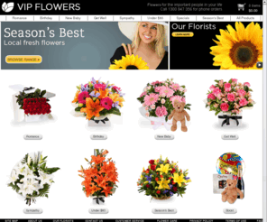 1300vipflowers.mobi: Flowers | VIP Flowers
VIP Flowers deliver fresh flowers for every occasion. VIP Flowers can deliver the best quality flowers to Sydney, Melbourne, Brisbane, Adelaide or Perth.