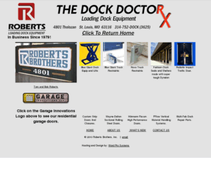 robertsdock.com: Roberts Loading Dock Equipment Company
Roberts Brothers Loading Dock Equipment and Material Handling Equipment Company.