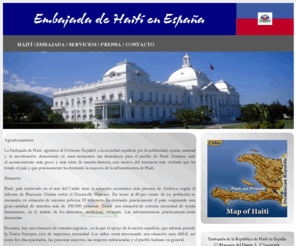 embajadadehaiti.es: Embajada de Haití en España
Bienvenido al sitio web de la Embajada de Haití en España - Ayuda a Haití