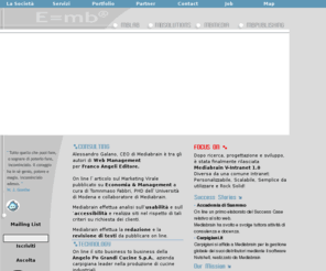 mediabrain.it: Mediabrain, Società di Consulenza ed Organizzazione Aziendale ICT Oriented, web design e Consulenze Specialistiche, Bologna, Modena, Sassuolo,
Società di Consulenza di Organizzazione Aziendale, Bologna, Modena, Sassuolo, web-design Bologna, grafica Bologna, consulenza Bologna, multimedia Bologna, corsi di formazione bologna, web design bologna