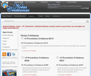 notascristianas.net: Notas Cristianas - Notas Cristianas
Notas Cristianas portal cristiano