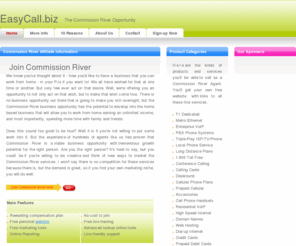 easycall.biz: Build a Home Based Business with Commission River
