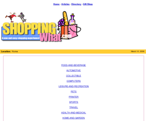 shoppingwhat.com: Gift Shop:
Gift Shop