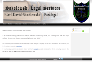 sokolowskilegal.com: Sokolowski Legal Services
Parallegal, Legal Service