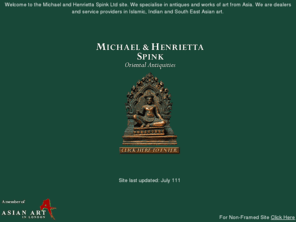 michaelspink.com: Oriental Art and Asian antique Dealers in London @ MHS Ltd
Art dealers. Specialists in Islamic, Indian, South East Asia Art, advising on all aspects of the Asian art market inc. valuation and restoration