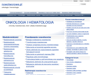 nowotworowe.pl: nowotworowe.pl - onkologia i hematologia
nowotworowe.pl - onkologia i hematologia