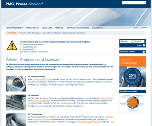 presse-monitor.biz: pressemonitor.de - PMG Presse Monitor 
PMG Presse Monitor