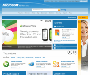 windows-vista.org: Microsoft.com Home Page
Get product information, support, and news from Microsoft.