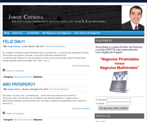 jorgecotrina.com: Multinivel , networkmarketing , redes de mercadeo, trabajar desde casa , trabajo multinivel
Blog ayuda , soporte , multinivel , network marketing