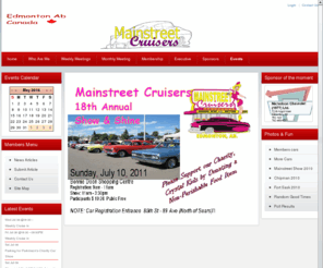 mainstreetcruisersonline.com: Home
Mainstreet cruisers car club Edmonton Ab