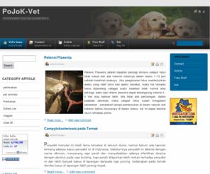 pojok-vet.com: Welcome to the Vet Site - animal inside
pojok-vet!! veterinary online community