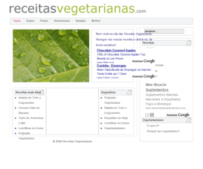 receitasvegetarianas.com: Receitas Vegetarianas - Início
Mambo - the dynamic portal engine and content management system