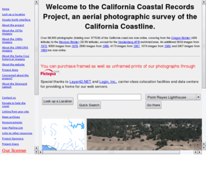 californiacoastline.org: California Coastal Records Project -- Aerial Photographs of the California Coastline
California Coastal Records Project -- Aerial Photographs of the California Coastline