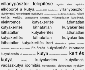 eborzo.com: EB RZS, lthatatlan kerts, kutya nyakrv, kutya kikpzs, kutyakerts
