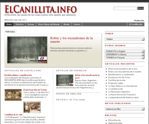 elcanillita.org: ElCanillita.org  » ETIOLOGIA (las causas de las cosas)
Injurias