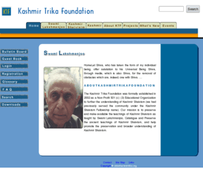 ksf.org: welcome to Kashmir Trika Foundation.....
