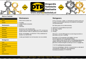 dingerdis.info: Werk en Techniek - DTR
WerkEnTechniek – DTR - Dingerdis Technische Realisatie: Uitzendorganisatie voor bouw, installatie en montage.