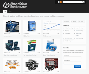 moneymakersresource.com: Money Makers Resource
Online Money Makers Resource Providing The Biggest Collection of Both Free and Paid Resources to Help You Make Money Online.