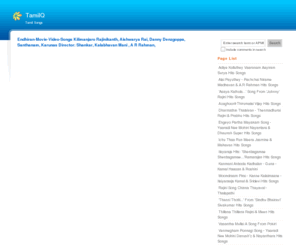 tamilq.com: TamilQ | Endhiran-Movie-Video-Songs Kilimanjaro Rajinikanth, Aishwarya Rai, Danny Denzgoppa, Santhanam, Karunas  Director: Shankar, Kalabhavan Mani , A R Rahman,
Endhiran-Movie-Video-Songs Kilimanjaro Rajinikanth, Aishwarya Rai, Danny Denzgoppa, Santhanam, Karunas  Director: Shankar, Kalabhavan Mani , A R Rahman, 
