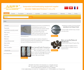 chinabees.com: beekeeping equipment,beekeeping supplies,beekeeping tool,Royal Jelly,bee venom,Lyophilized Royal Jelly Powder,honeybee venom and propolis,bee product
beekeeping equipment and beekeeping tool,beekeeping supplies,honey equipment and honey extractor,smoker etc,china Apiary bee product:royal jelly,Lyophilyzed Royal Jelly Powder,honey,proplis,bee larva,bee venom,bee pollen,beewaxs,free chloramphenicol