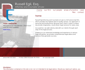 getlegalaction.com: Russ Egli Esquire
Joomla! - the dynamic portal engine and content management system