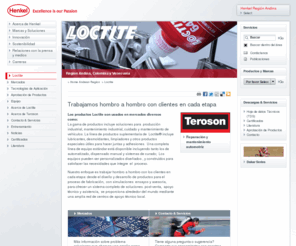 loctite.com.ve: Henkel - Trabajamos hombro a hombro con clientes en cada etapa
 Por la marca Loctite® y basado en su soporte técnico y de ventas,  Henkel trabaja en sociedad con  clientes en una amplia gama de mercados.